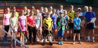 22 Kinder spielten beim Jugendturnier des TV Rhede mit