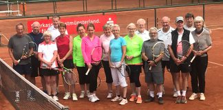 Sonnenschein und strahlende Sieger