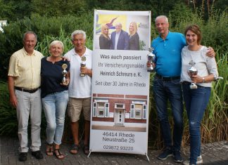 Ehepaar Giesen gewinnt 5. Schreurs-Cup