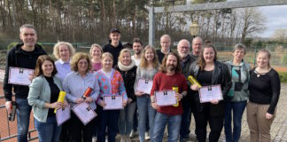 Sieger der TVR-Tennis-Hobbylia geehrt