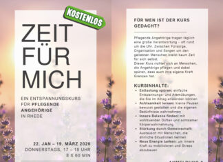 Ärztenetz BOHRIS: ab 01/2026 kostenfreies Angebot für pflegende Angehörige