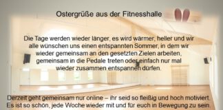 Ostergrüße aus der Fitnesshalle