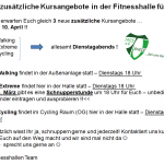Neue Kurse ab April 2018