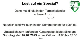 Special Class in den Sommerferien