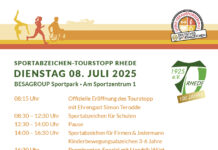Di 08.07. DOSB Sportabzeichen Tour-Stopp in Rhede