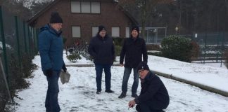 Boule geht übrigens auch bei Schnee