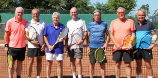 Herren 65 des TV Rhede werden Vizemeister in der 2. Verbandsliga