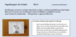 Yogaübungen für Kinder